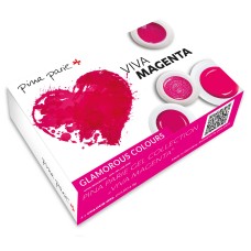 S2-304 Viva Magenta , set van 4 gel colours, 5gr