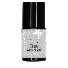 1-236 Shiny Glossy White-Silver