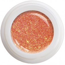 1-2550 pearly satin romantic coral orange, UV-LED gel colour, 5gr - Colour