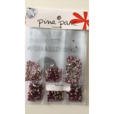 14-949 strass stenen fuchsia 6 maten 1.440 stuks- Maat 3-4-5-6-8-10