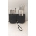 14-113 Brush bag / penselentas uit zwart kunst leder