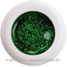 1-25100 Glitter Dark Green, UV-LED gel colour, 5gr