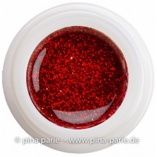 1-257 Glitter dark Red, UV-LED gel colour, 5gr - Colour